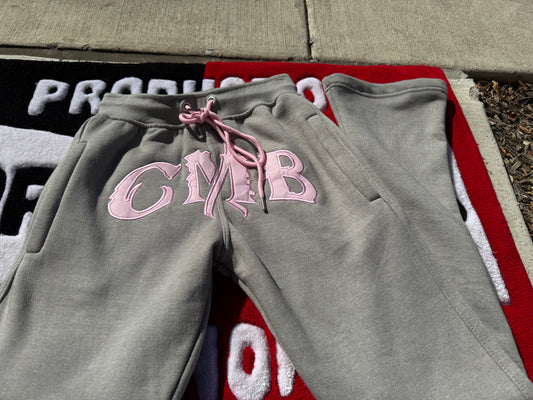 Grey/Pink Stacked