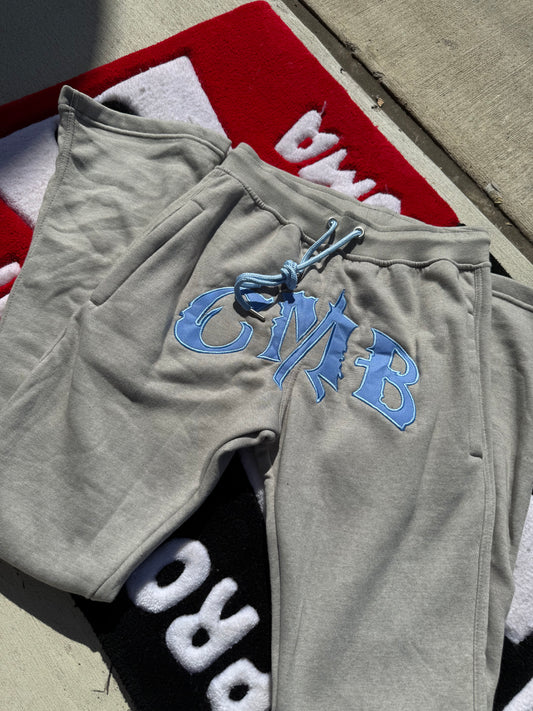 Grey/Baby Blue