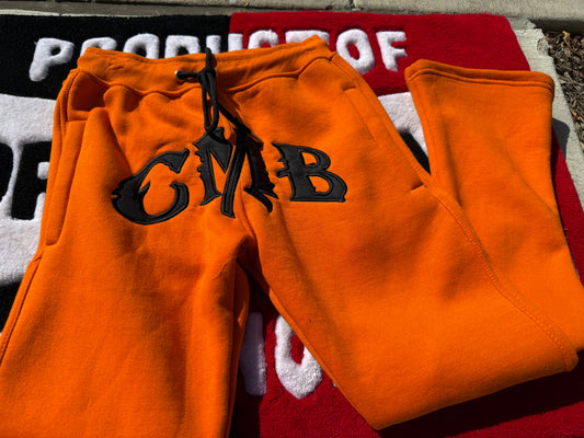 Orange/Black Stacked